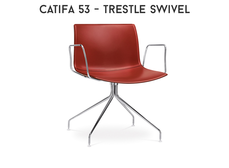 Arper Catifa 53 trestle swivel